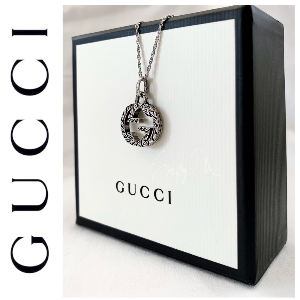 BRAND NEW authentic GUCCI interlock G pendant - Picture 1 of 7